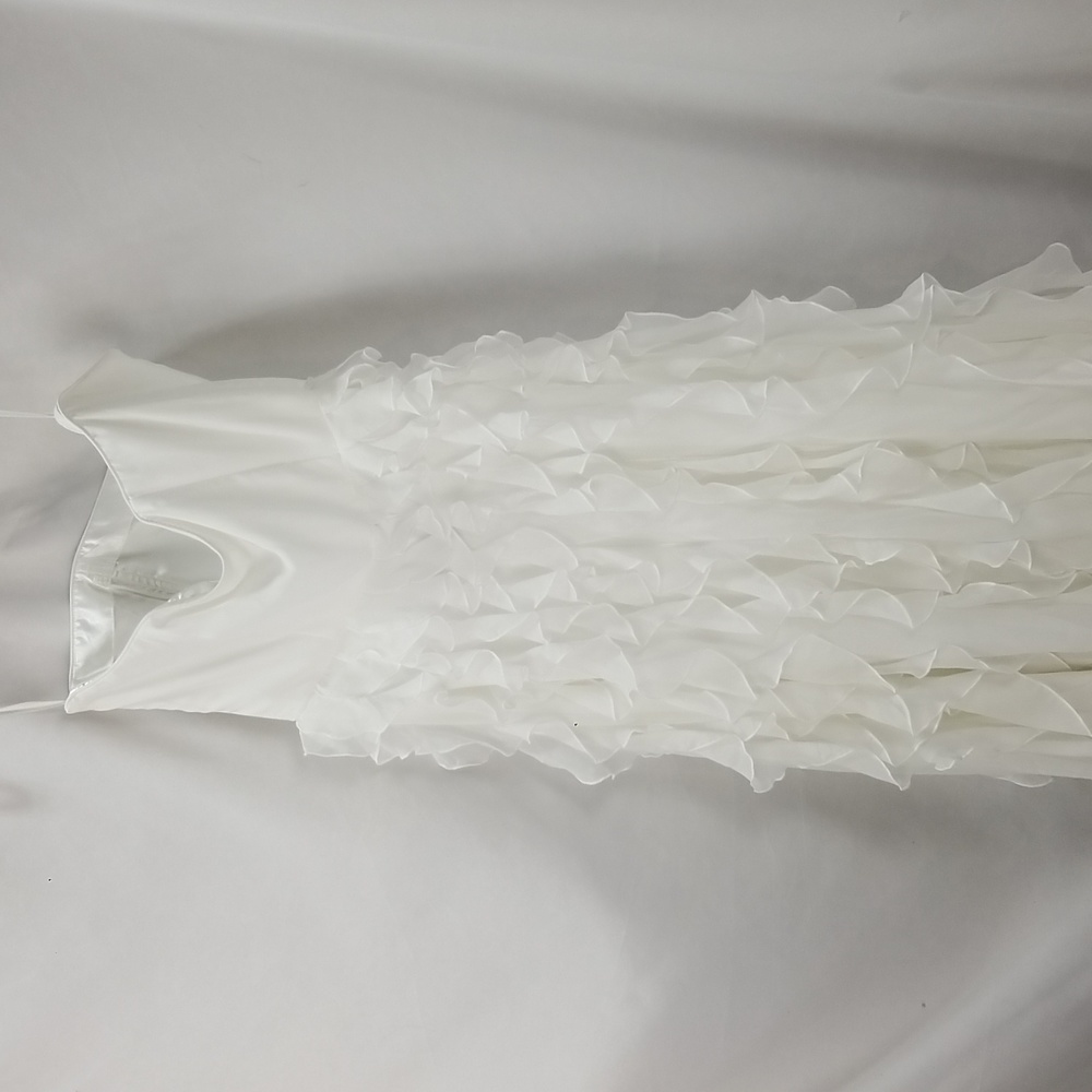White House Black Market Tiered Waterfall Gown NWT - Picture 11 of 13